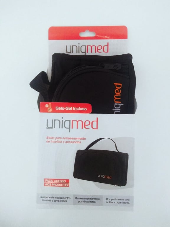 Bolsa para Armazenamento de Insulina e Acessórios Uniqmed