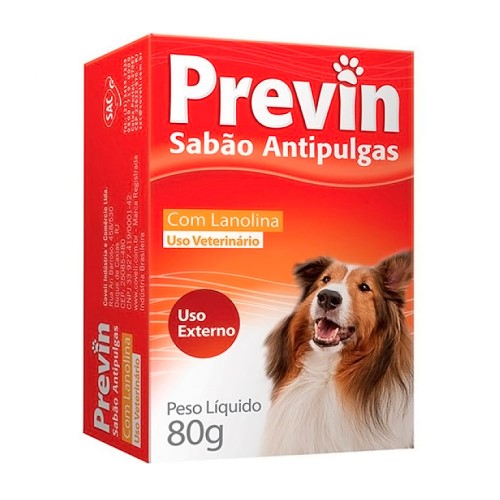 Sabão Previn Uso Veterinário com 80g