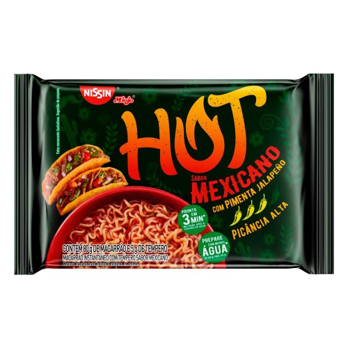 Macarrão Instantâneo Nissin Hot Mexicano 85g