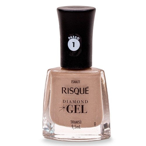 Esmalte Risqué Diamond Gel Tiramisu 9,5ml