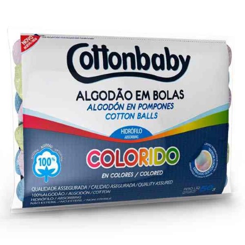 ALGODAO COTTONBABY 50G BOLAS COLORIDAS