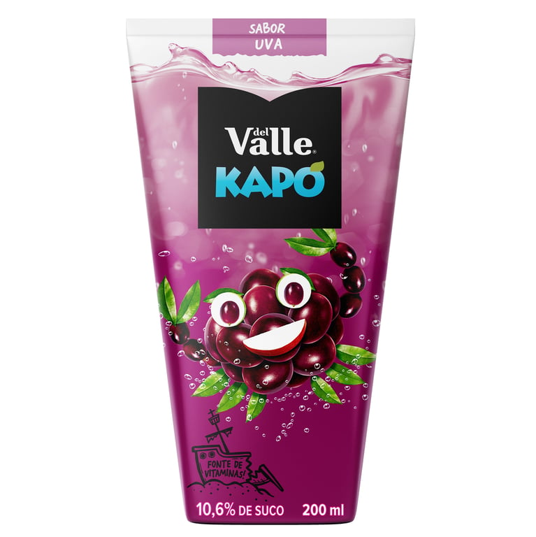 Suco Del Valle Kapo Néctar Uva 200Ml - Del Valle Kapo