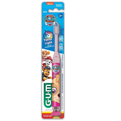 Escova Dental Infantil Gum Patrulha Canina Light