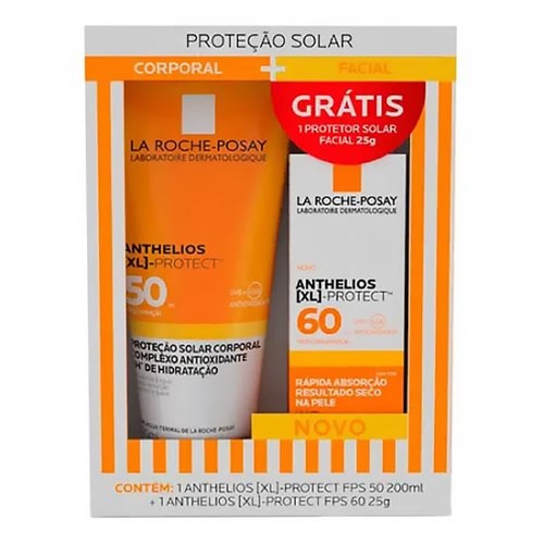 Protetor Solar Anthelios XL-Protect FPS 50 200ml e Ganhe Protetor Solar Facial Anthelios XL-Protect FPS 60 25g