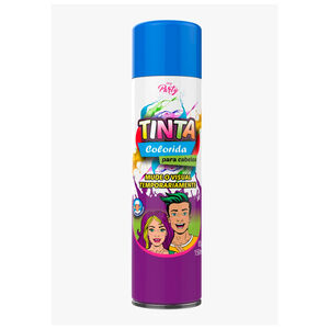 Tinta Colorida Temporária para Cabelos My Party Azul 150ml