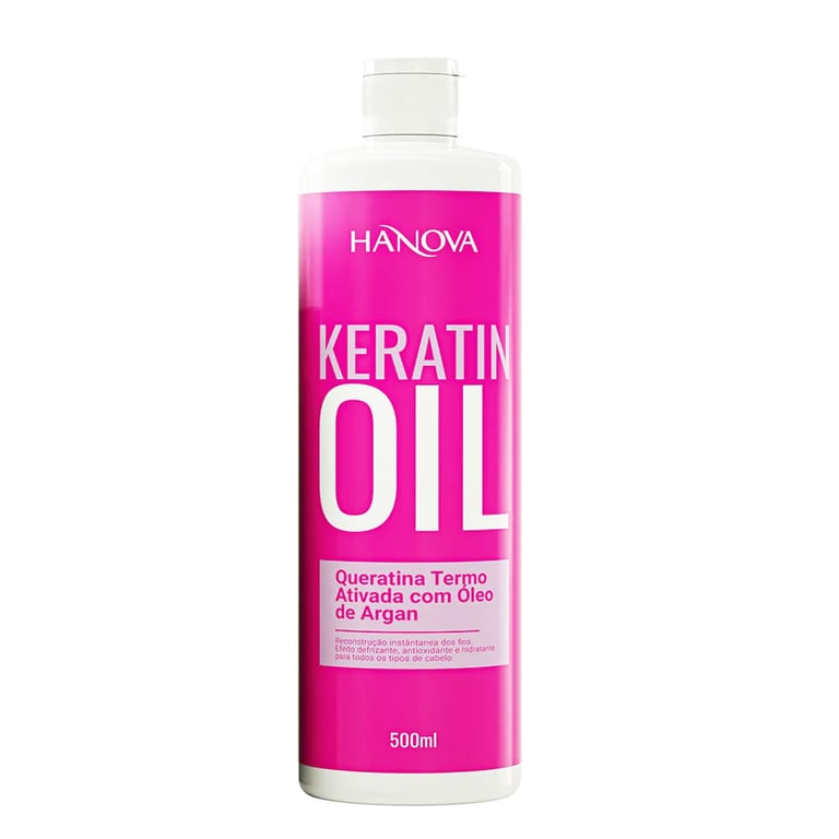 Keratin Oil Queratina Termo Ativada - Óleo Capilar 500ml