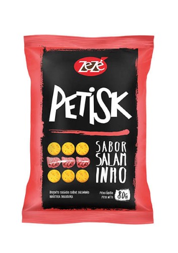 Biscoito Zezê Petisk Salaminho 80G