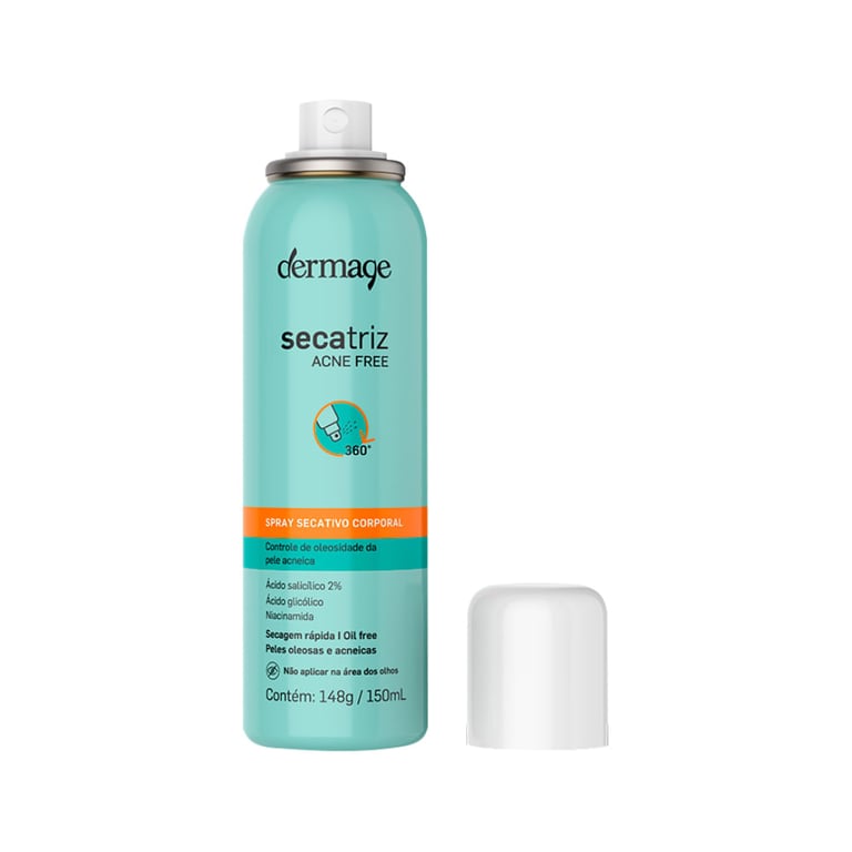 Spray Secativo Corporal Dermage Secatriz Acne Free 150ml