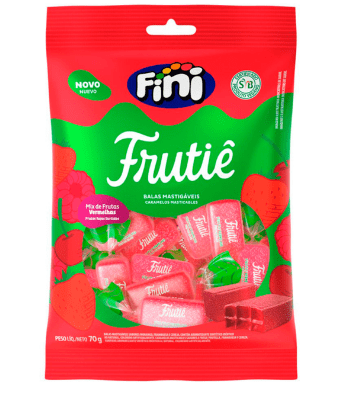 Balas Fini Frutiê Mix Frutas Vermelhas 70g