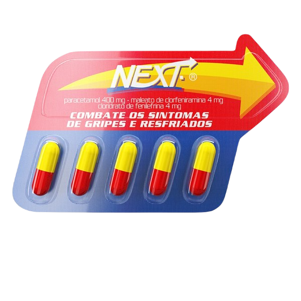 Next 400mg Genomma 5 Cápsulas