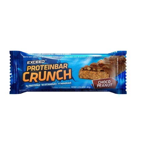 Barra de proteínas Exceed Crunch Choco Peanut 30g