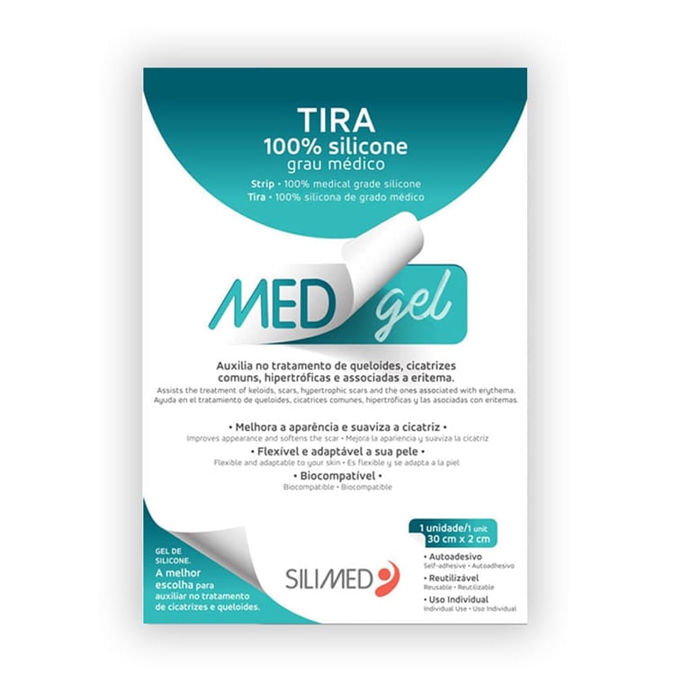 Medgel Silimed Tira De Silicone Com 1 Unidade