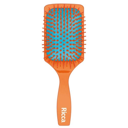 Escova de Cabelo Ricca Colors Block Racket com 1 unidade