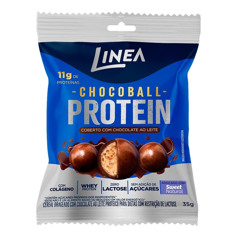 Chocoball Protein Linea Chocolate ao Leite 35g