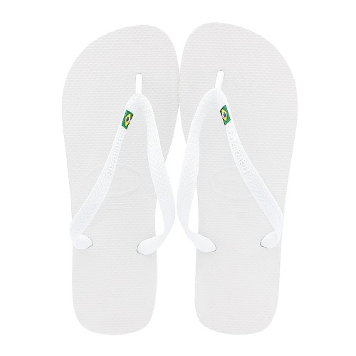 Sandália Havaianas Brasil Branco Tamanho 37/38 1 Par