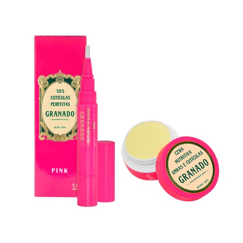 Granado Pink Kit - Cera Nutritiva + SOS Cutículas Perfeitas