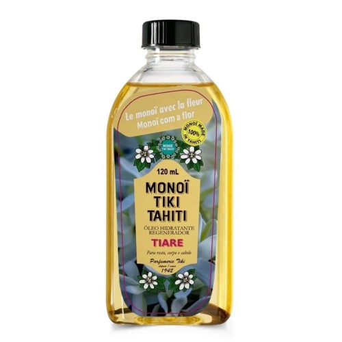 Óleo Hidratante Regenerador Monoi Tiki Tahiti Tiare 100ml