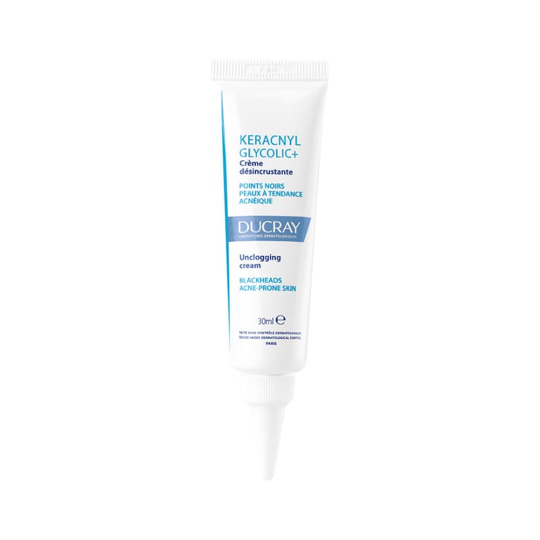 Creme Facial Ducray Keracnyl Glycolic+ Cuidado Renovador Celular 30ml