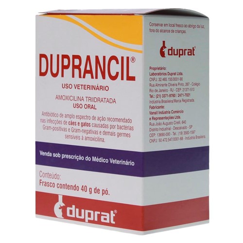 Duprancil Duprat Uso Veterinário 40g