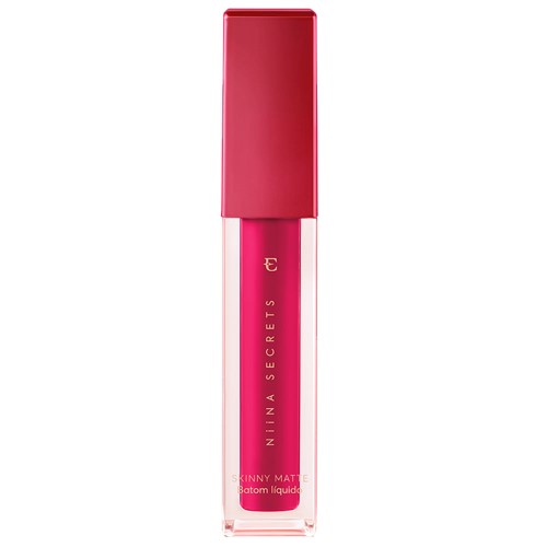 Batom Líquido Niina Secrets Skinny Matte Cor Pink Peônia com 4ml