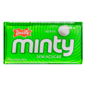 Pastilha Docile Menta Sem Açúcar 21g