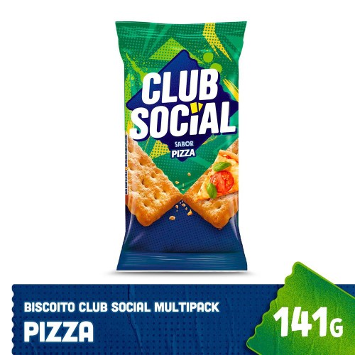 Biscoito Club Social Pizza 23,5g 6 unidades