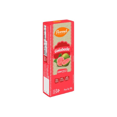 Goiabada Flormel Zero Açúcar com 60g