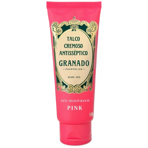 Talco Cremoso Antisséptico Granado Pink 100g