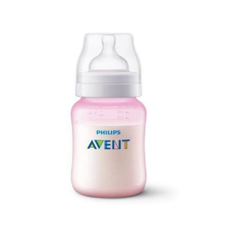 Mamadeira Philips Avent Anti-Colic Rosa 260ml SCF814/17