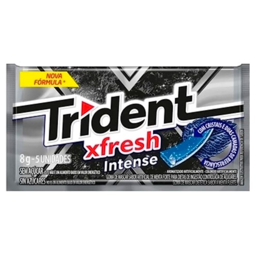 Goma De Mascar Trident Xfresh Intense Bag 5 Unidades