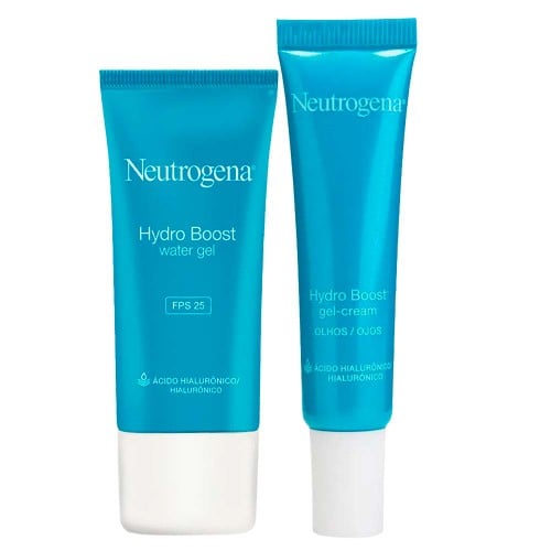 Neutrogena Hydro Boost Kit – Gel Hidratante Facial FPS 25 + Gel Creme para Olhos