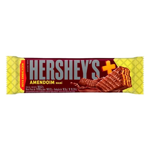 Chocolate Hershey Mais Amendoim 102g