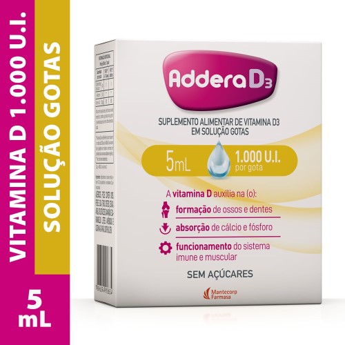 Addera D3 Gotas 1000UI com 5ml