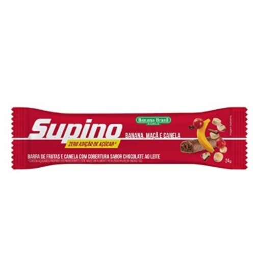 Supino Banana Brasil Maçã e canela zero 24g