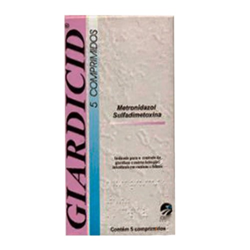 GIARDICID 500mg - caixa com 5 compr.