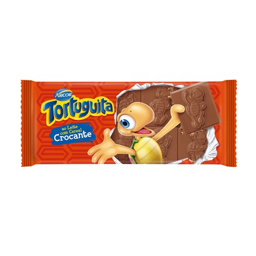 Chocolate Arcor Tortuguita Ao Leite com Cereal Crocante 100g