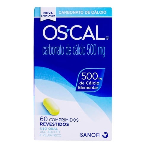 Os-Cal 500mg com 60 Comprimidos Revestidos