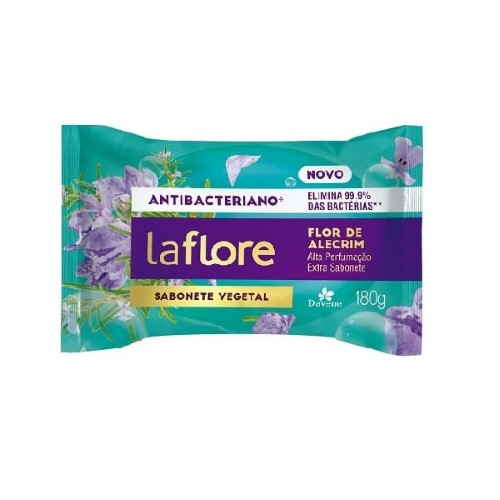 Sabonete La Flore Davene Antibacteriano Flor de Alecrim 180g