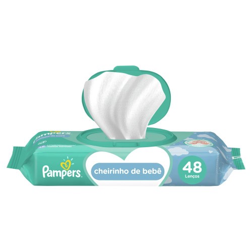 Toalhinhas Umedecidas Pampers Fresh Clean - 48 unidades