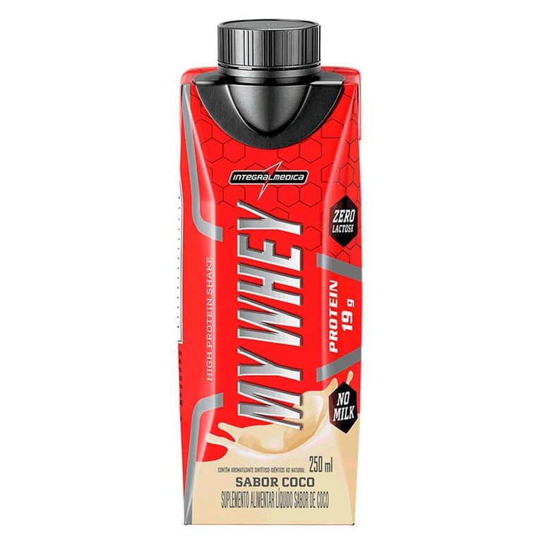 Whey Protein Líquido Integralmedica My Whey Coco Sem Lactose 250ml