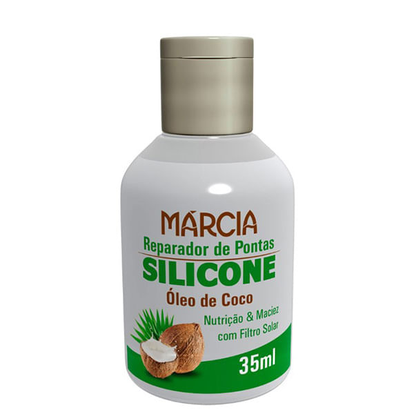 Reparador de pontas Márcia Silicone Óleo de coco 35ml