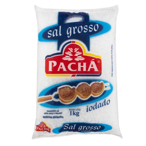 Sal Grosso para Churrasco Pachá 1kg