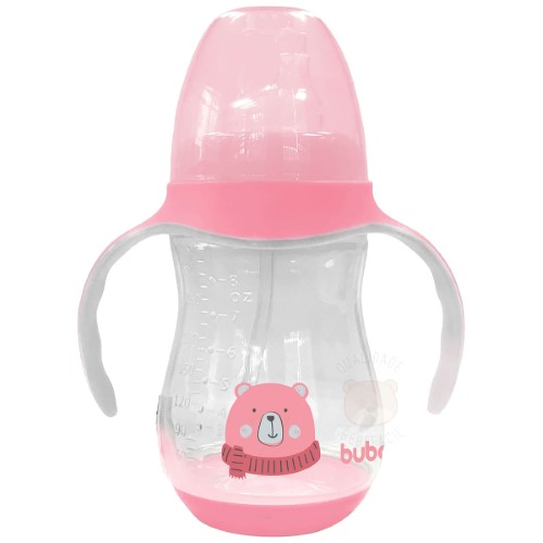 Copo com Alça 250ml Ursinha Rosa (6m+) - Buba