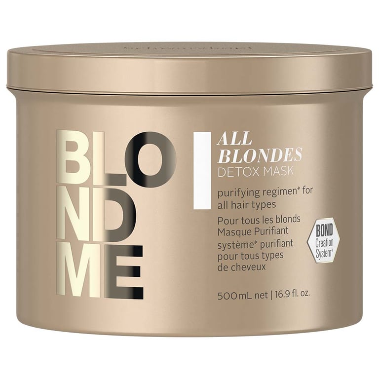 Schwarzkopf Professional BlondMe de Tratamento Purificante para Todos os Loiros - Máscara Capilar 500ml