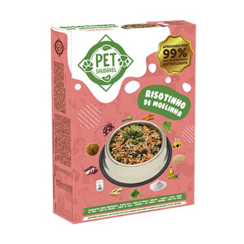 Alimento Natural Pet Saudável Risotinho de Moelinha 600g