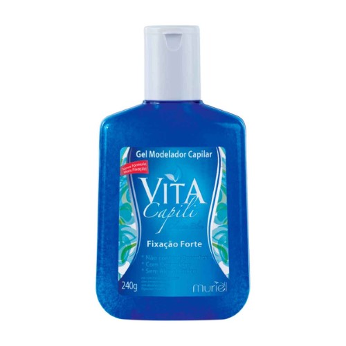 Gel Modelador Capilar Vita Capili Muriel Classic Blue com 240g