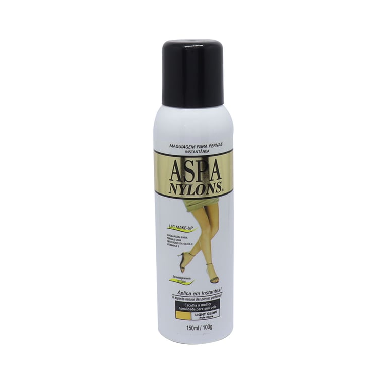 Maquiagem para Pernas Aspa Nylons Light Glow Pele Clara 150ml