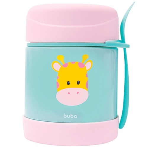 Pote Térmico para Alimentos Buba Baby Animal Fun Girafa com 1 unidade