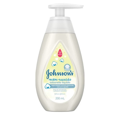 Sabonete Líquido Johnsons Baby Recém-Nascido 200ml