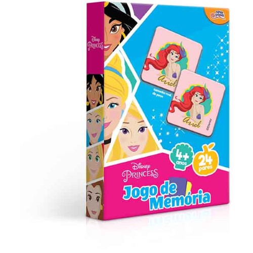 Jogo da Memória Novo Papel Princesas